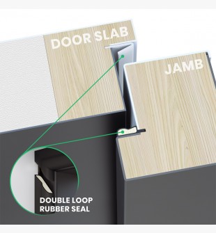 SIDELITE ARGOS BROWN/WHITE 11 13/16" X 81 1/2"