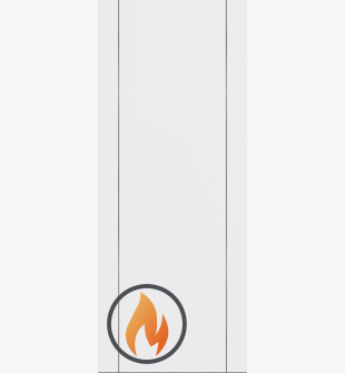 DOOR SLAB 20 MIN FIRE RATED 2U SNOW WHITE 28" X 92 1/2" X 1 3/4"