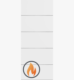 DOOR SLAB 20 MIN FIRE RATED 4H SNOW WHITE 18" X 96" X 1 3/4"