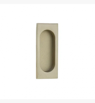 EMTEK FLUSH PULL RECTANGULAR PASSAGE SATIN NICKEL (US15) 2201