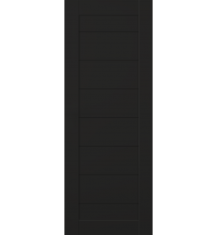 RTA DOOR SLAB ERMI BLACK MATTE 28" X 80" X 1 3/4"