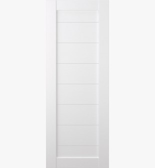 DOOR SLAB ERMI BIANCO NOBLE 32" X 92 1/2" X 1 9/16"