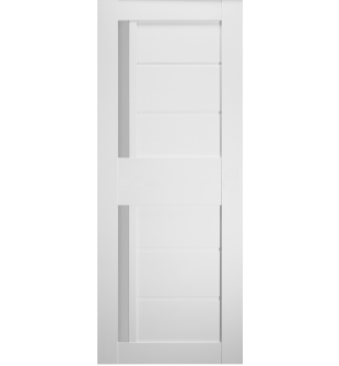 DOOR SLAB ESTA VETRO BIANCO NOBLE 18" X 92 1/2" X 1 9/16" FROSTED GLASS