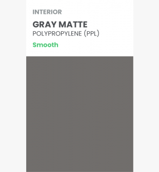 Gray Matte Polypropylene Free Sample