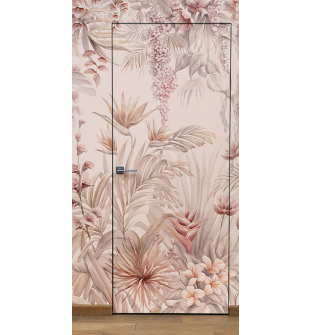 RTA DOOR SLAB EXAMPLE FOR WALLPAPERING WITH GEOMETRIC WAVES 24" X 92 1/2" X 1 3/4"