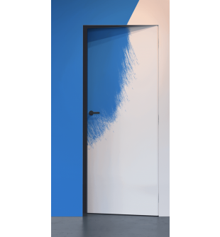 RTA DOOR SLAB EXAMPLE FOR PAINTING IN BLUE 28" X 92 1/2" X 1 3/4"