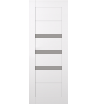 DOOR SLAB RITA VETRO SNOW WHITE 28" X 84" X 1 3/4" FROSTED GLASS