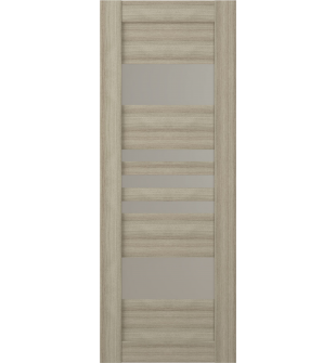 DOOR SLAB LETI VETRO SHAMBOR 18" X 96" X 1 3/4" FROSTED GLASS