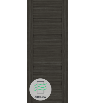 DOOR SLAB LOUVER GRAY OAK 32" X 96" X 1 9/16"