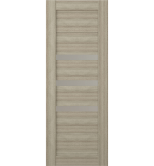 DOOR SLAB RITA VETRO SHAMBOR 18" X 96" X 1 3/4" FROSTED GLASS