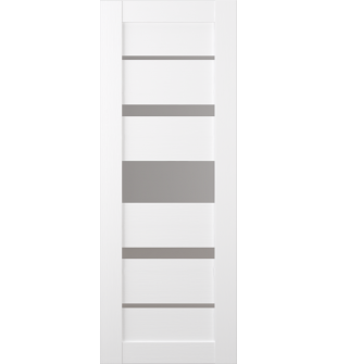 DOOR SLAB KINA VETRO BIANCO NOBLE 32" X 80" X 1 9/16" FROSTED GLASS