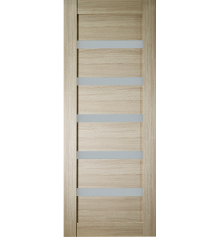 DOOR SLAB LEORA VETRO SHAMBOR 18" X 84" X 1 3/4" FROSTED GLASS