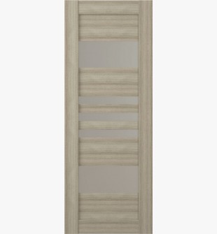 DOOR SLAB LETI VETRO SHAMBOR 18" X 84" X 1 3/4" FROSTED GLASS