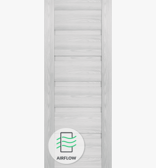 DOOR SLAB LOUVER RIBEIRA ASH 28" X 84" X 1 3/4"