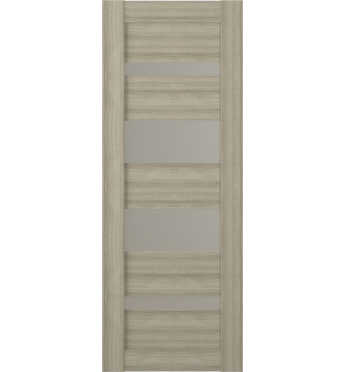 DOOR SLAB MIRELLA VETRO SHAMBOR 30" X 92 1/2" X 1 3/4" FROSTED GLASS