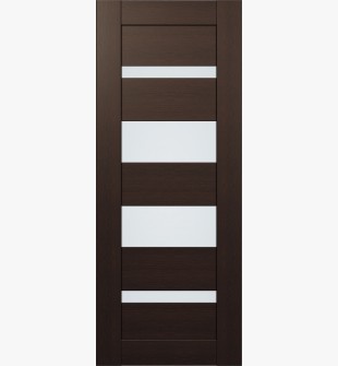 DOOR SLAB MIRELLA VETRO VERALINGA OAK 18" X 92 1/2" X 1 3/4" FROSTED GLASS