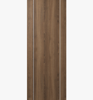 DOOR SLAB OPTIMA 2U PECAN NUTWOOD 28" X 84" X 1 3/4" SOLID CORE