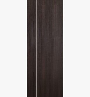 DOOR SLAB OPTIMA 2V VERALINGA OAK 18" X 92 1/2" X 1 3/4" SOLID CORE