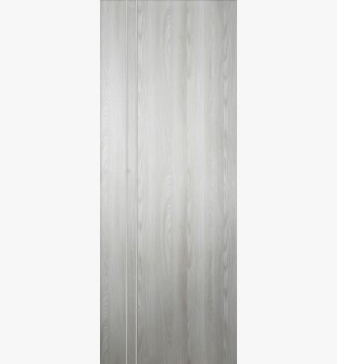 DOOR SLAB OPTIMA 2V RIBEIRA ASH 36" X 80" X 1 3/4" SOLID CORE