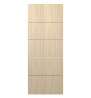 DOOR SLAB OPTIMA 4H LOIRE ASH 42" X 84" X 1 3/4" SOLID CORE