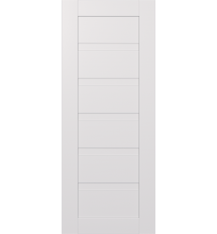 DOOR SLAB ORLEO SNOW WHITE 24" X 80" X 1 3/4"