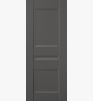 DOOR SLAB OXFORD DUO 07 2R GRAY MATTE 18" X 80" X 1 3/4"