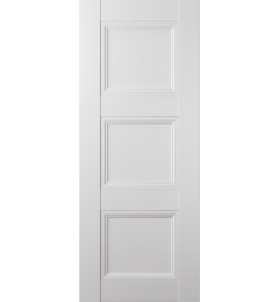 DOOR SLAB OXFORD DUO 07 2RN SNOW WHITE 36" X 80" X 1 3/4"