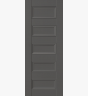 DOOR SLAB OXFORD DUO 07 4R GRAY MATTE 28" X 80" X 1 3/4"