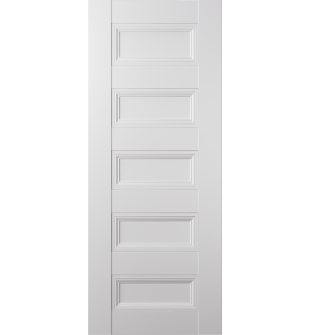 DOOR SLAB OXFORD DUO 07 4R SNOW WHITE 30" X 92 1/2" X 1 3/4"