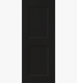 DOOR SLAB OXFORD DUO 07 RN BLACK MATTE 28" X 84" X 1 3/4"
