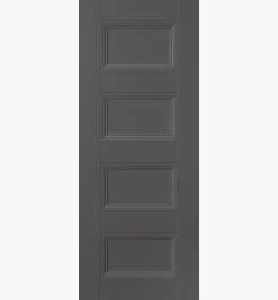 DOOR SLAB OXFORD DUO 07 3R GRAY MATTE 32" X 84" X 1 3/4"
