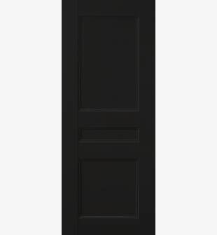 DOOR SLAB OXFORD UNO 07 2R BLACK MATTE 36" X 84" X 1 3/4"