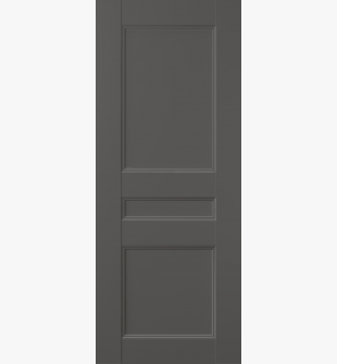 DOOR SLAB OXFORD UNO 07 2R GRAY MATTE 30" X 92 1/2" X 1 3/4"