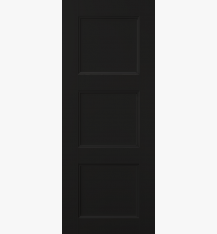 DOOR SLAB OXFORD UNO 07 2RN BLACK MATTE 28" X 84" X 1 3/4"