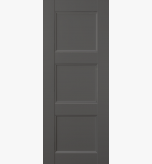 DOOR SLAB OXFORD UNO 07 2RN GRAY MATTE 28" X 92 1/2" X 1 3/4"