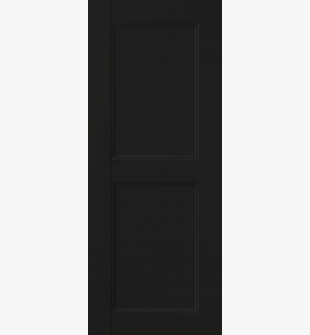 DOOR SLAB OXFORD UNO 07 RN BLACK MATTE 36" X 84" X 1 3/4"