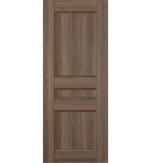 DOOR SLAB OXFORD UNO 07 2R PECAN NUTWOOD 28" X 92 1/2" X 1 3/4"