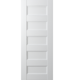 DOOR SLAB OXFORD UNO 07 4R SNOW WHITE 28" X 92 1/2" X 1 3/4"