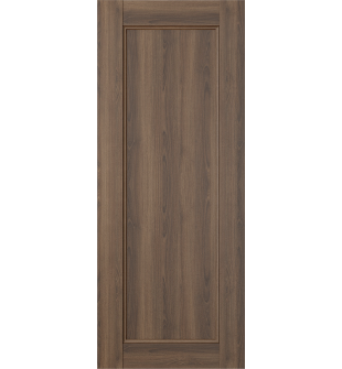 DOOR SLAB OXFORD UNO 07 PECAN NUTWOOD 28" X 84" X 1 3/4"