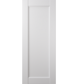 DOOR SLAB OXFORD UNO 07 SNOW WHITE 18" X 96" X 1 3/4"