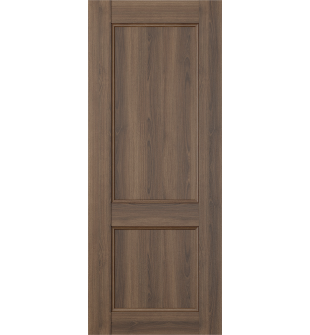 DOOR SLAB OXFORD UNO 07 R PECAN NUTWOOD 18" X 96" X 1 3/4"