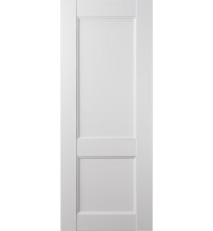 DOOR SLAB OXFORD UNO 07 R SNOW WHITE 28" X 96" X 1 3/4"