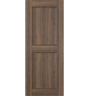 DOOR SLAB OXFORD UNO 07 RN PECAN NUTWOOD 24" X 84" X 1 3/4"