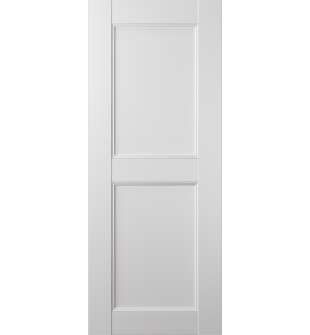 DOOR SLAB OXFORD UNO 07 RN SNOW WHITE 18" X 96" X 1 3/4"
