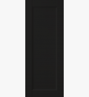 DOOR SLAB OXFORD UNO 07 BLACK MATTE 36" X 80" X 1 3/4"