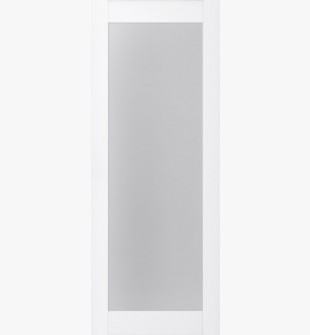DOOR SLAB PALLADIO 207 VETRO BIANCO NOBLE 18" X 92 1/2" X 1 9/16" TEMPERED FROSTED GLASS