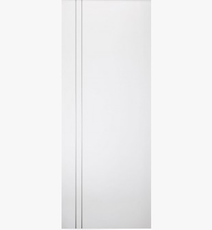 DOOR SLAB SMART PRO 2V POLAR WHITE 30" X 80" X 1 3/4" SOLID CORE