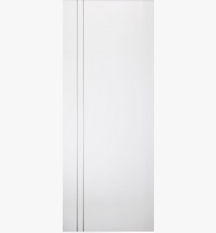 DOOR SLAB SMART PRO 2V POLAR WHITE 36" X 96" X 1 3/4" SOLID CORE