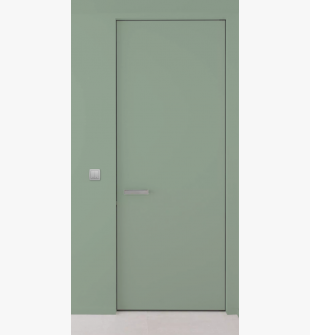 RTA DOOR SLAB EXAMPLE FOR PAINTING IN PLAIN GREEN 30" X 80" X 1 3/4"