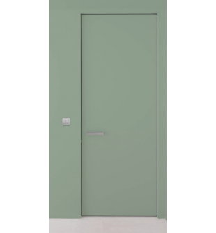 RTA DOOR SLAB EXAMPLE FLUSH LVL PRIMED DOOR FOR PAINTING IN PLAIN GREEN 30" X 108" X 1 3/4"